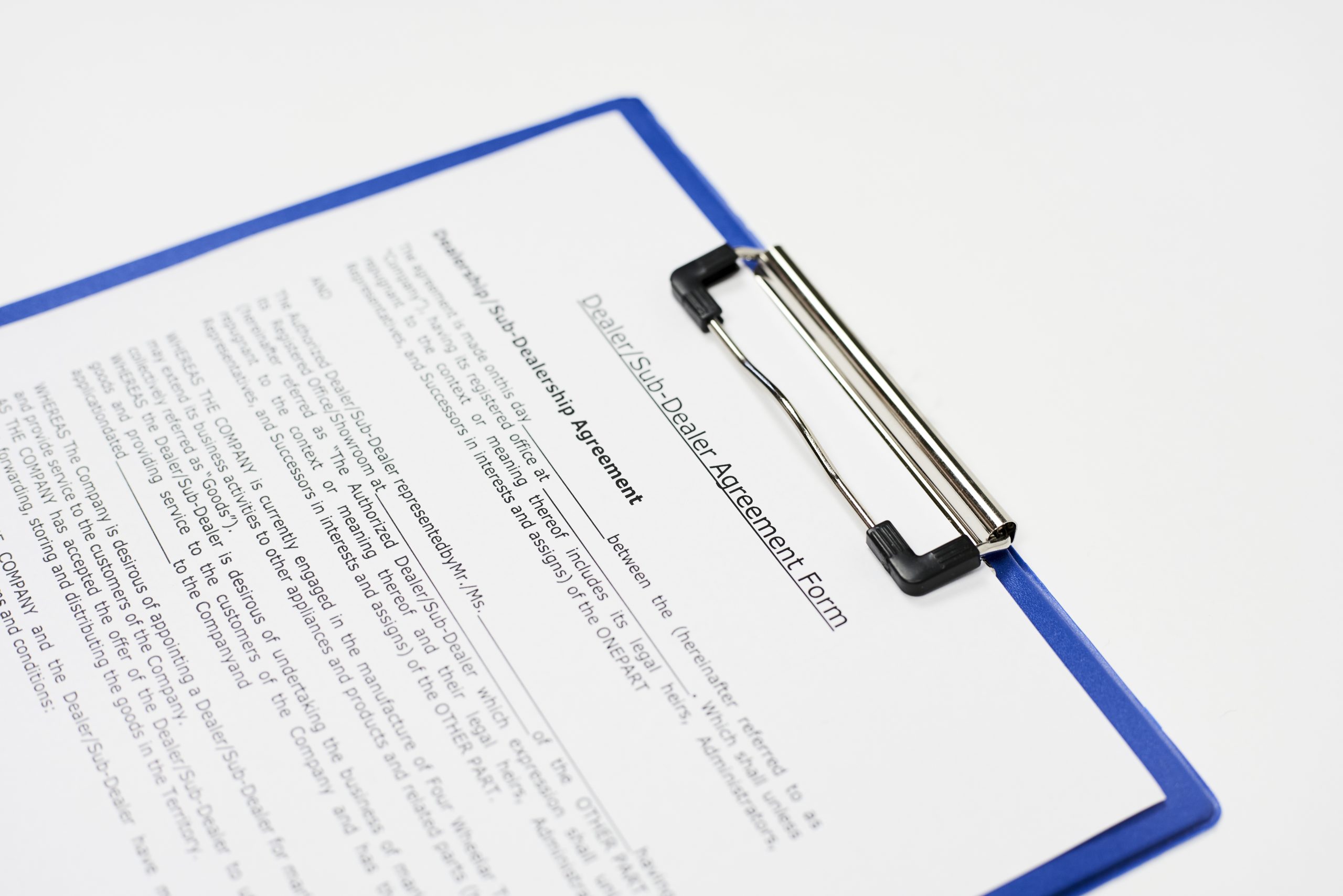 Cosa definire in un contratto commerciale